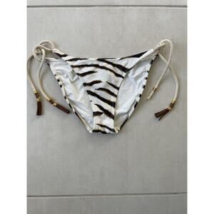 Vix String Bikini Bottom Swimwear Animal Print Beach Summer FLAW